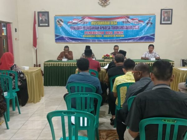 MUSDES Realisasi Pelaksanaan APBDesa 2022