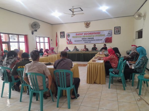 Rapat Koordinasi pra Pemberian Makanan Tambahan (PMT) serentak se Kabupaten Madiun