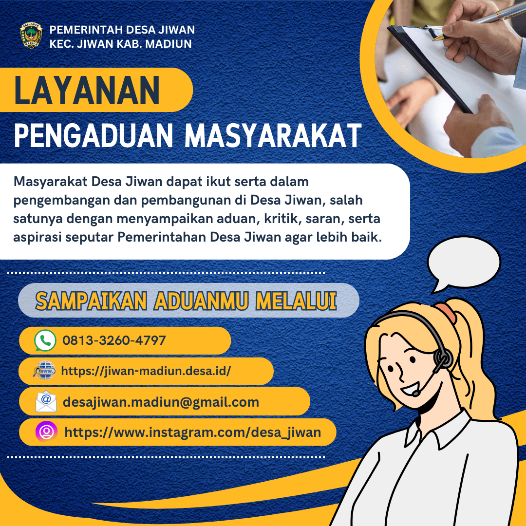 LAYANAN PENGADUAN MASYARAKAT DESA JIWAN