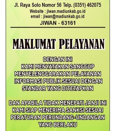 MAKLUMAT PELAYANAN DESA
