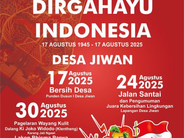 Peringatan HUT RI ke 80 di Desa Jiwan